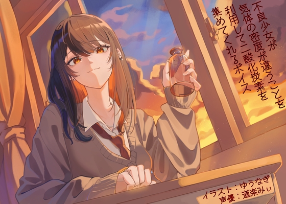 不良少女が気体の密度が違うことを利用して二酸化炭素を集めてくれるボイス の表紙