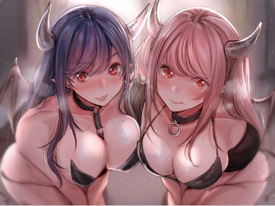 性処理営業のサキュバスさん♪ ～ドスケベ淫魔姉妹のデリバリーサービス♪～ の表紙