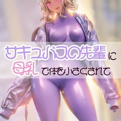 サキュバスの先輩に母乳で体を小さくされて… の表紙