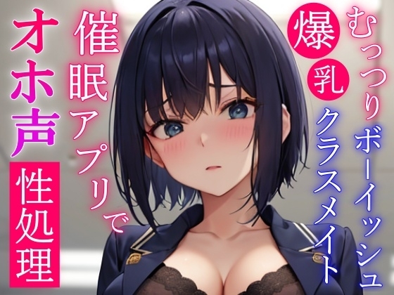 催○アプリで常識変換してむっつりボーイッシュ系爆乳クラスメイトをドスケベオホ声性処理委員にする～学校でおチンポ勃起したらいつでも僕が性処理してあげる～ の表紙