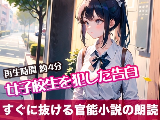 女子校生を犯した告白【すぐに抜ける官能小説の朗読】 の表紙
