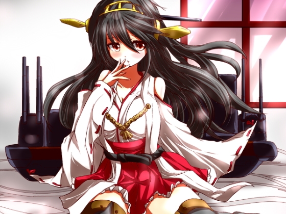 【艦○れ】榛名、新妻夜戦演習夜伽の巻【安眠風音声】 の表紙
