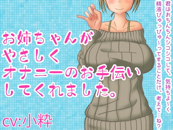 お姉ちゃんがやさしくオナニーのお手伝いしてくれました。 の表紙