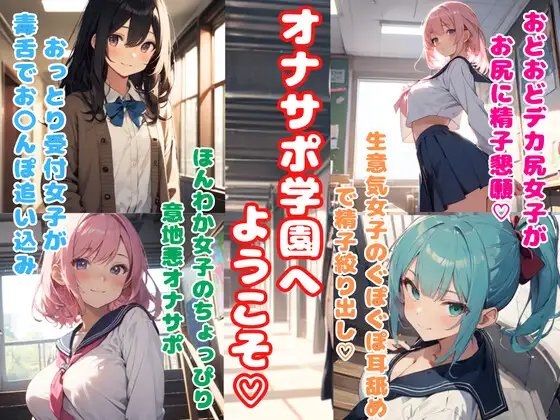 オナサポ学園へようこそ★オナサポ勉強している女の子たちに抜き打ちテストで精子出されまくり☆ の表紙