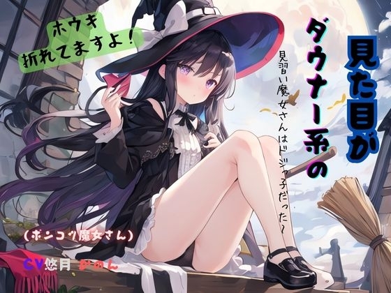 見た目がダウナー系の見習い魔女さんはドジっ子だった～ホウキ折れてますよ!(ポンコツ魔女さん) の表紙