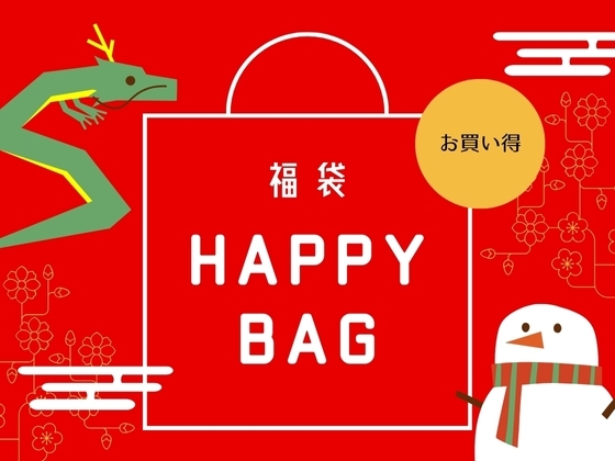 【HAPPY BAG】Happy new year 2024!! Hot seller BEST4 in 2023!! の表紙
