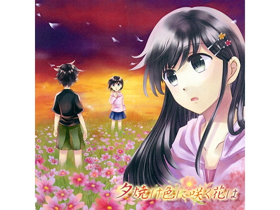 夕焼け色に咲く花は の表紙