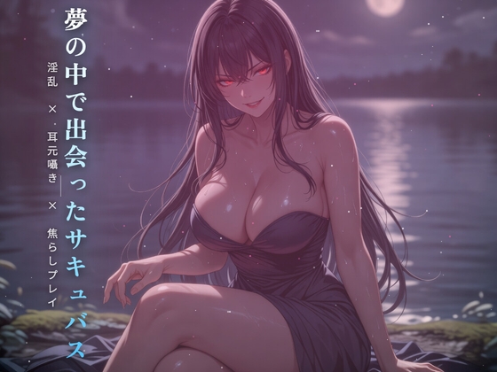 月夜の湖畔で膝の上で精気を搾られる の表紙