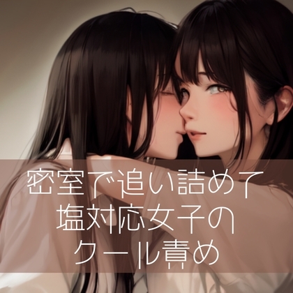 【百合】密室で追い詰めて…塩対応女子のクール責め の表紙