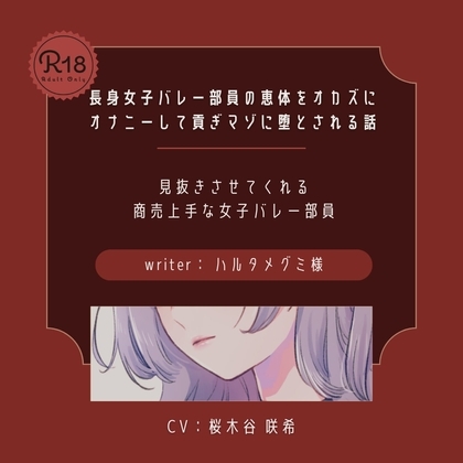 【ドS|貢ぎマゾ】長身女子バレー部員の恵体をオカズにオナニーして貢ぎマゾに堕とされる話 の表紙