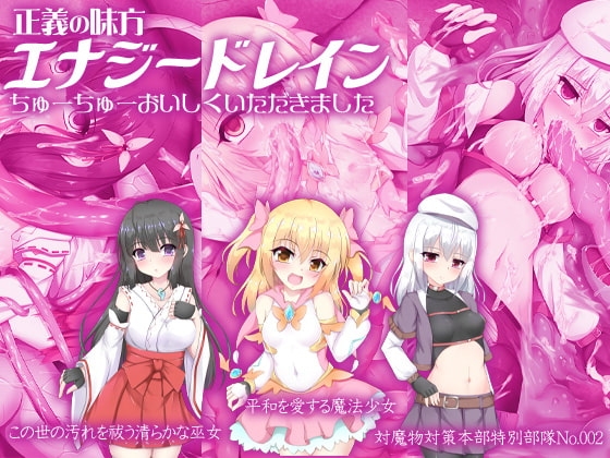 正義の味方エナジードレイン ちゅーちゅーおいしくいただきました の表紙