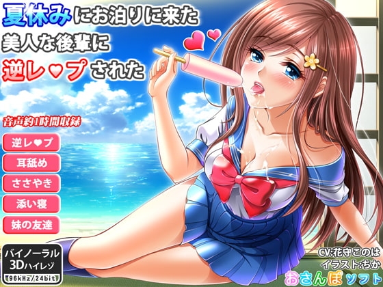 夏休みにお泊りに来た美人な後輩に逆レ○プされた【耳舐め・バイノーラル】 の表紙