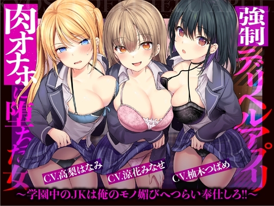 【催○×JK×風俗】強○デリヘルアプリ 肉オナホに堕ちた女～学園中のJKは俺のモノ媚びへつらい奉仕しろ!!～【強要・無理強・強請】 の表紙