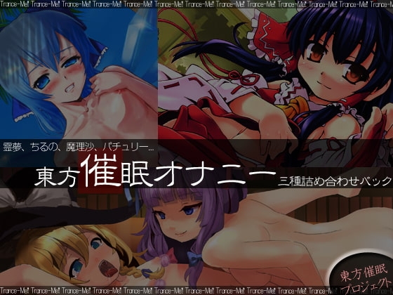東方淫声録～霊夢、ちるの、魔理沙、パチュリー～ の表紙