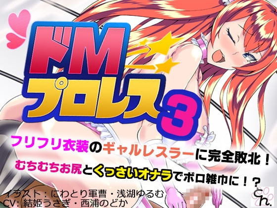 ドMプロレス3 - フリフリ衣装のギャルレスラーに完全敗北! - の表紙