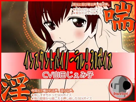 インスタントバイノーラル!3Dボイス★淫×喘 の表紙
