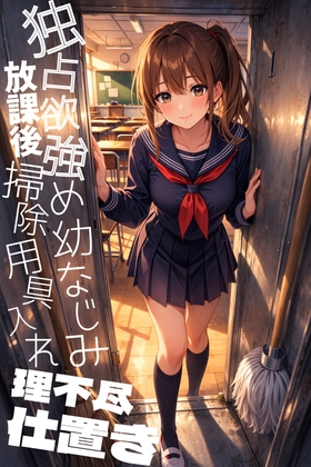 【関西弁】独占欲強め幼なじみS彼女の放課後・掃除用具入れで理不尽お仕置き の表紙