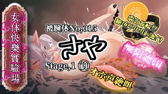 『女体快楽実験場』 被験体No,015「さや」Stage,1前編 の表紙