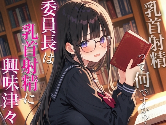 委員長は乳首射精に興味津々〜官能小説好きなむっつりスケベな委員長に乳首開発されちゃった〜 の表紙