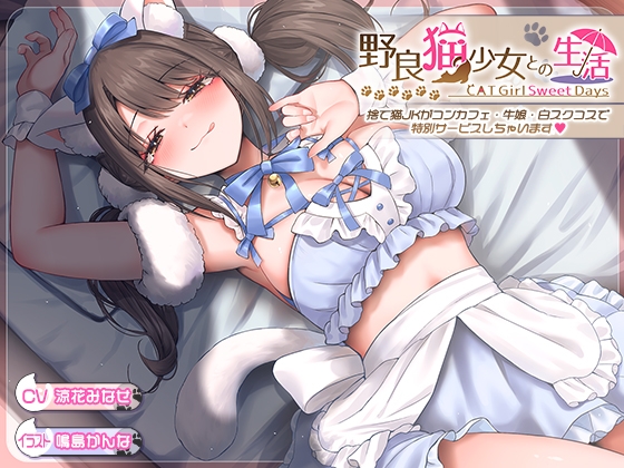 野良猫少女との生活 CATGіrl Sweet days 捨て猫JKがコンカフェ・牛娘・白スクコスで特別サービスしちゃいます の表紙