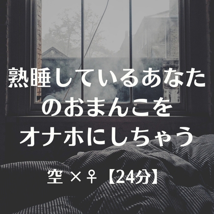 熟睡しているあなたのおまんこをオナホにしちゃう の表紙
