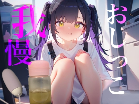 【おしっこ我慢】膣内にバイブを仕込んでおしっこと一緒に出産RTAしちゃう/// の表紙