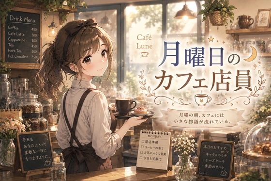月曜日のカフェ店員 の表紙