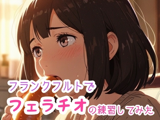 フランクフルトでフェラチオの練習してみた の表紙