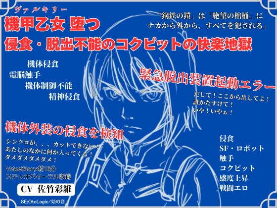 【脚本/短編小説/設定資料付き】機甲乙女(ヴァルキリー)堕つ 侵食・脱出不能のコクピットの快楽地獄 の表紙