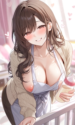 『【授乳手コキ】バブみママのおっぱいに顔を埋めて……♡ 度直球な言葉責めでドロドロにイかされる赤ちゃんプレイ』 の表紙