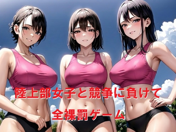 陸上部女子と競争に負けて全裸罰ゲーム の表紙