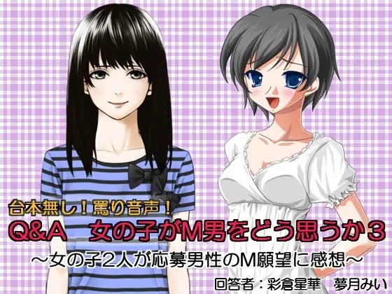 Q&A 女の子がM男をどう思うか3 の表紙