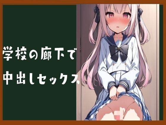 学校の廊下で中出しセックス の表紙
