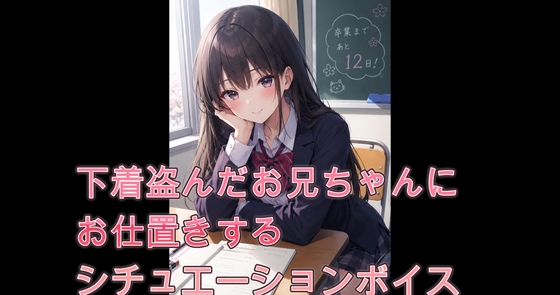 下着盗んだお兄ちゃんにお仕置きするシチュエーションボイス の表紙