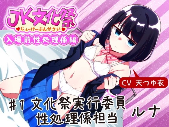 【事務的×無表情】 文化祭入場前性処理係 (1)文化祭実行委員性処理係担当 ルナ【JK文化祭】 の表紙