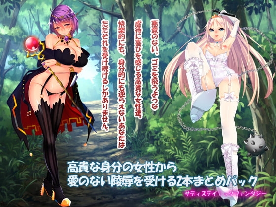 高貴な身分の女性から 愛のない陵○を受ける2本まとめパック の表紙