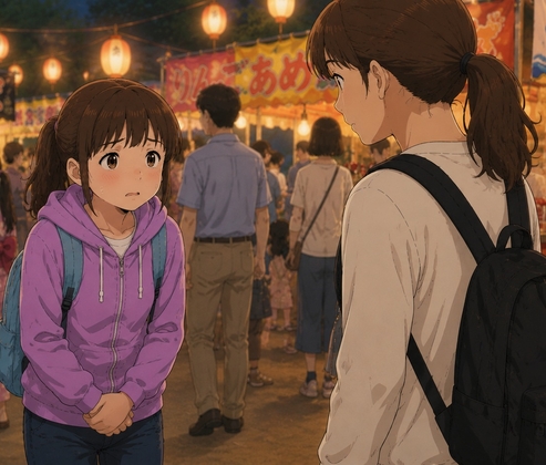 お花摘みの失敗 さほさん、お祭りで の表紙