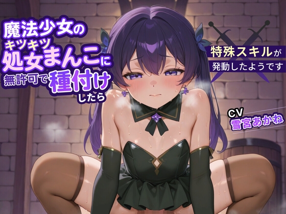 魔法少女のキツキツ処女まんこに無許可で種付けしたら特殊スキルが発動したようです 【ファンタジー/中出し/ラブラブ】 の表紙