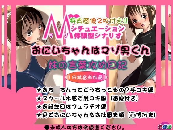 お兄ちゃんはマゾ男くん～妹の言葉責め日記～ の表紙