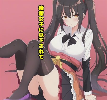 後輩女子に見下されて の表紙