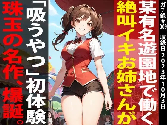 【実演】絶叫イキお姉さんに人生初の吸うやつを体験させてみたらイキ壊れてアヘ顔で放心状態になっちゃいました…|ちひろ/23歳/遊園地キャスト【ガチ録#009】 の表紙