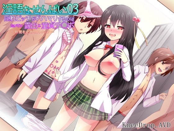 淫語なせんぱい03 隠れビッチがドハマリするのはたいてい露出と童貞チ○ポ ～時間を止めるスイッチ～ の表紙