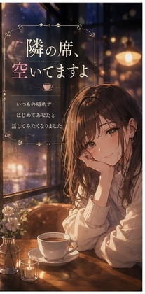 隣の席、空いてますよ の表紙