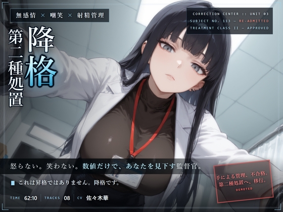 【無感情×嘲笑×射精管理】無感情監督官の再犯者矯正プログラム の表紙