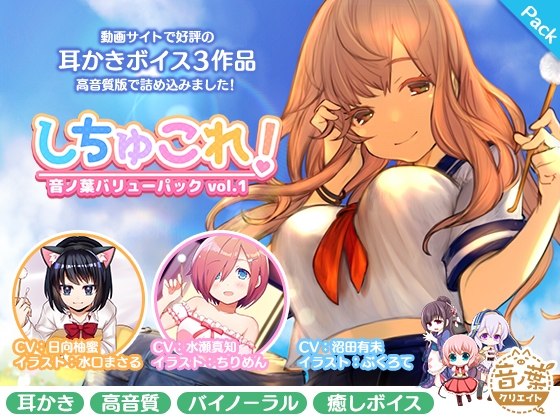 しちゅこれ!～音ノ葉バリューパックvol.1～ の表紙