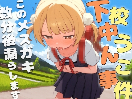 下校中うんこ事件〜このメ○ガキ、数分後にうんこ漏らします。〜 の表紙
