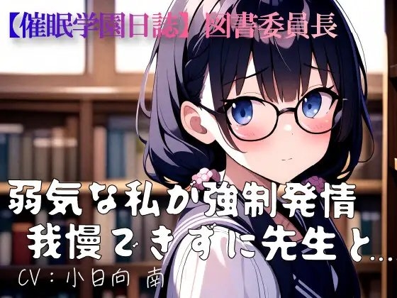 【催○学園日誌】図書委員長「弱気な私が強○発情 我慢できずに先生と...」 の表紙