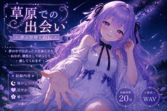 眠れない夜へ。夢の住人ねむの寝かしつけASMR ver3.0 の表紙