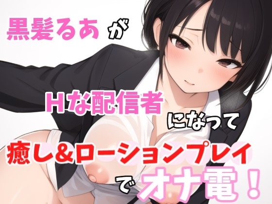 【実録オナニー】激カワボ!癒しボイス!「他のリスナーには内緒だよ?約束守れる人～?」黒髪るあ!がHな配信者になってリスナーと、癒し&ローションプレイでオナ電! の表紙