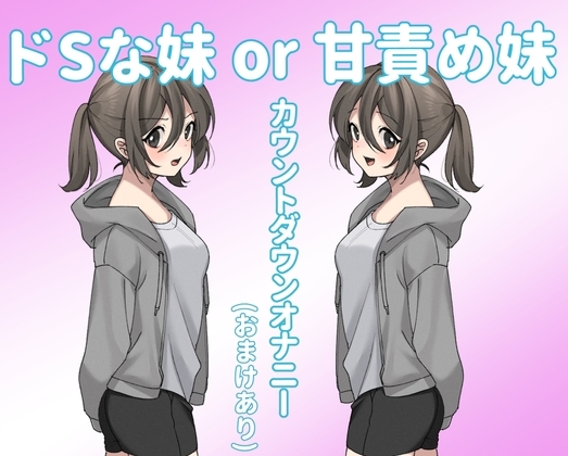 ドSな妹or甘責め妹 の表紙